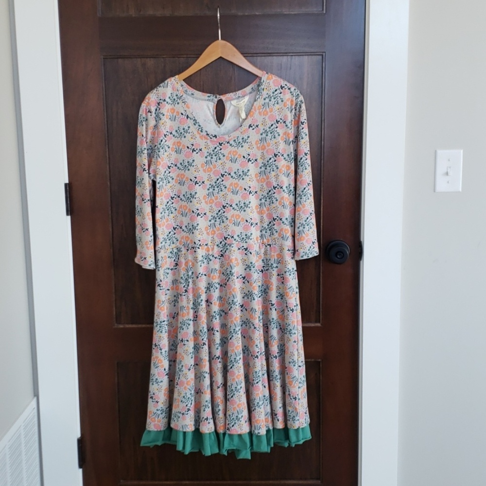 Matilda Jane Down on the Farm Dress sz L NWT